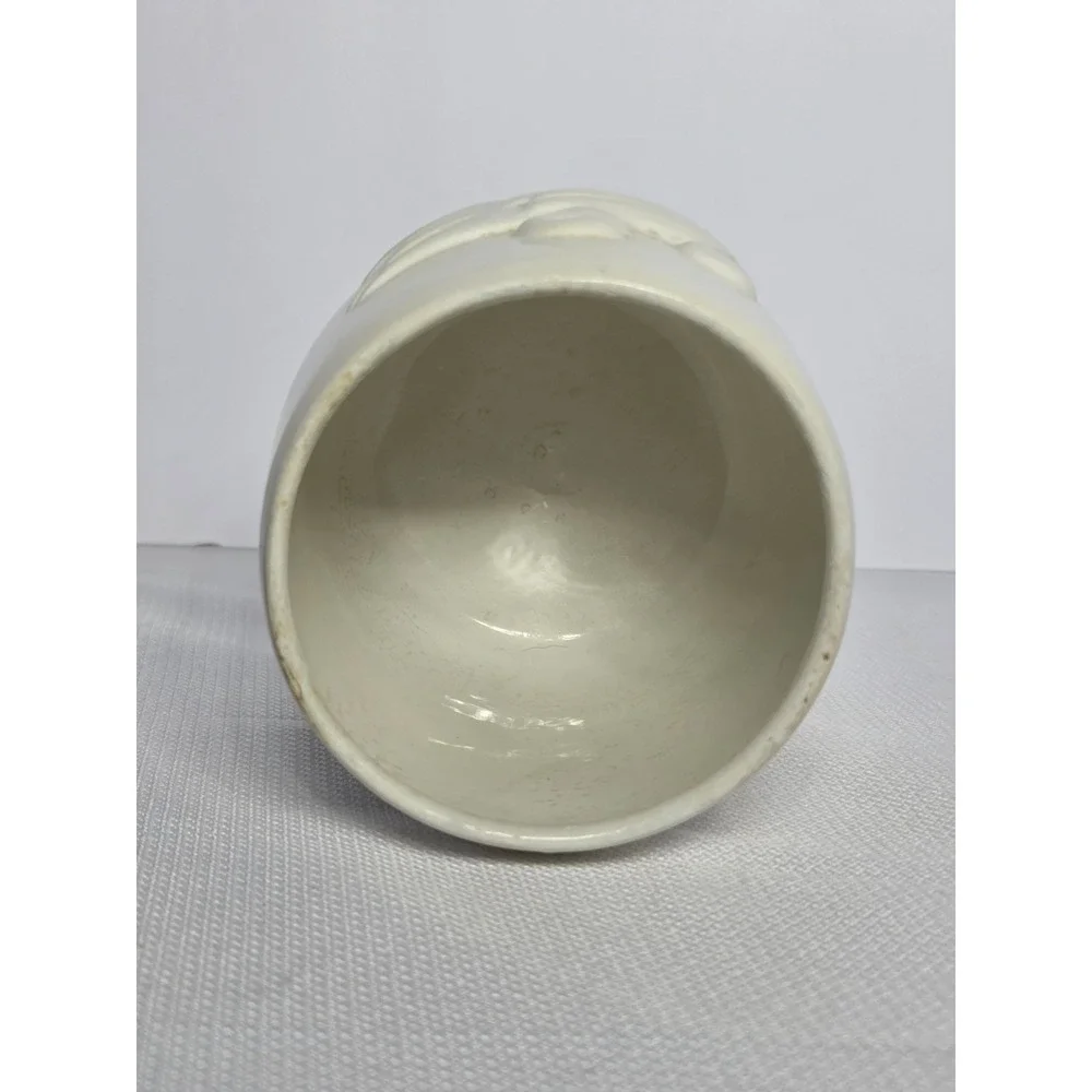 Gloria Vanderbilt White Swan Ceramic Vase Planter Cup 4